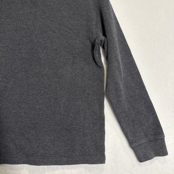 Polo Ralph Lauren Boy's Large 14-16 Gray 1/4 Zip Pullover Sweater Pony Logo - Picture 12 of 14